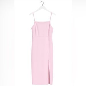 OWIN Women's NEW Adjustable Straps Sleeveless High Waist Split Midi Dress.